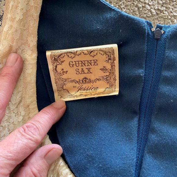 Very RARE Vintage Gunne Sax wedding dress 60s 70s renaissance boho hippie - Picture 6 of 12